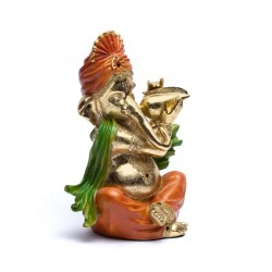 Beeld Ganesha met rituele schelp 25cm
