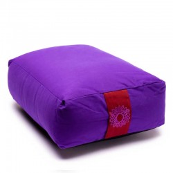 Meditatiekussen Rechthoekig Violet-Paars 15cm