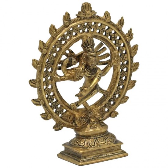 Shiva Nataraja Dubbele Ring 15cm