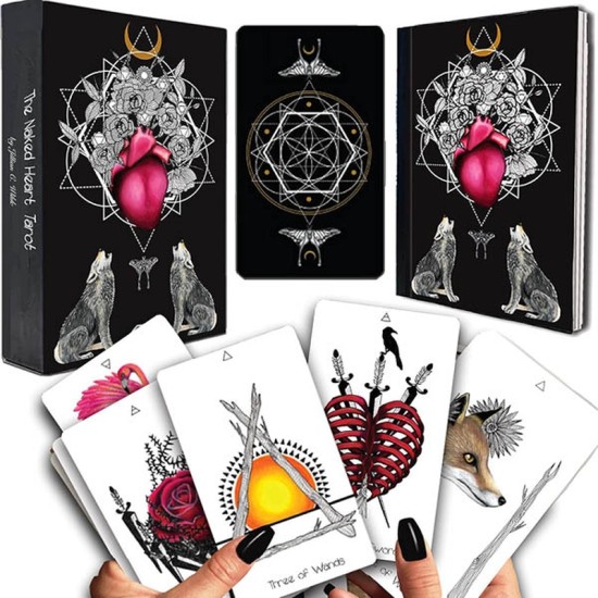 Naked Heart Tarot & Divination Cloth Jillian C. Wilde