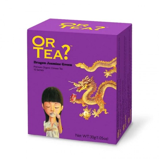 Or Tea? Dragon Jasmine Green Thee 2 doosjes 10 zakjes BIO 3 gr