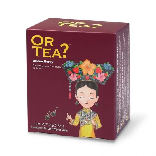 Or Tea? Queen Berry Vruchtenthee 2 doosjes 10 zakjes BIO 2 gr