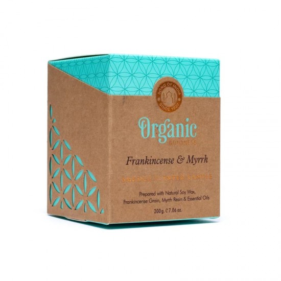 Organic Goodness Geurkaars Frankincense en Mirre