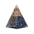 Orgonite Piramide Sodaliet Maan - Sterren 6x6x8cm