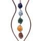 Raamhanger Maangodin Chakra Stenen 47x8cm