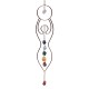 Raamhanger Maangodin Chakra Stenen 47x8cm