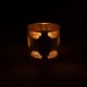 Sfeerlicht Matglas - Metallic Boeddha 8cm set 2 stuks