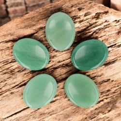 Groene Aventurijn Worry Stone - Duimsteen 3,5-4,5cm