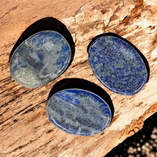 Lapis Lazuli Worry Stone - Duimsteen 3,5-4,5 cm