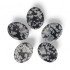 Sneeuwvlok Obsidiaan Worry Stone - Duimsteen 3,5-4,5cm