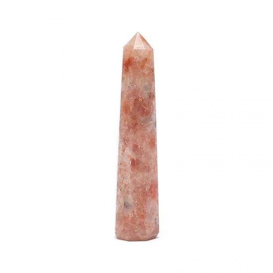 Zonnesteen Punt - Zeszijdige Obelisk 7,5-10 cm