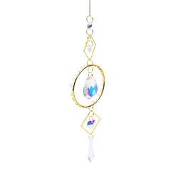 Suncatcher Kristal Hartjes Rond 40cm