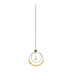 Suncatcher Ster Kristal Citrien 36cm