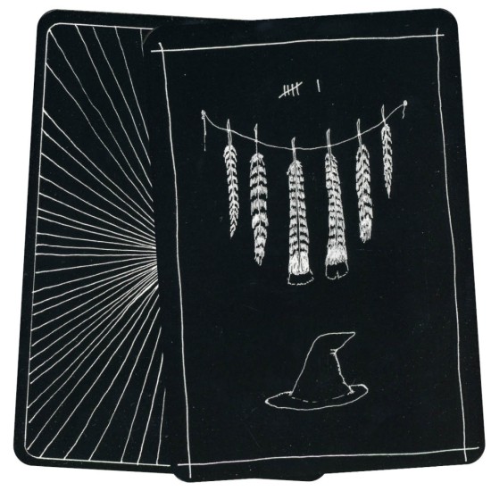 Wanderer's Tarot (black w. silver edges) Casey Zabala