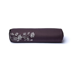 Yoga Bolster Lotus Antraciet Biokatoen (Ocs)