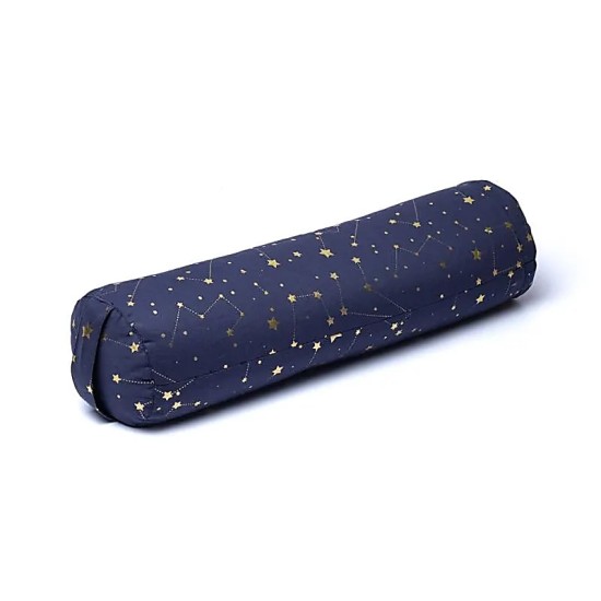 Yoga Bolster Sterrenhemel Donkerblauw Biokatoen (Ocs)