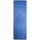 Yogamat Blauw TPE Flower of Life Eco Friendly 6mm
