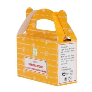 Backflow Sandelhout Wierookkegels 6 pakjes