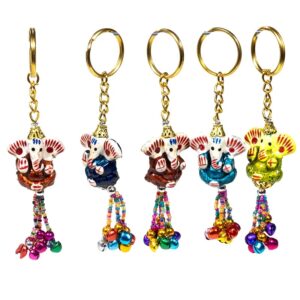 Sleutelhanger Ganesha 13cm 5 stuks