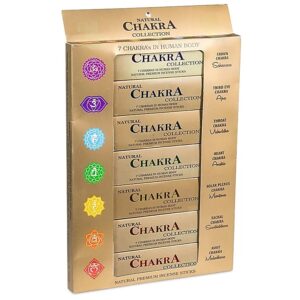 Chakra Collection Natural Wierook Box Gold