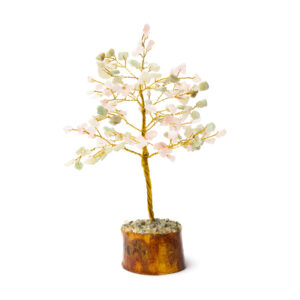 edelsteenboom groene aventurijn rozenkwarts