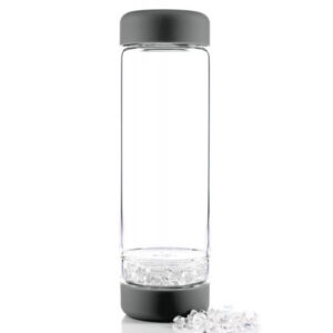 Inu! VitaJuwel Drinkfles Bergkristal Lava Grijs