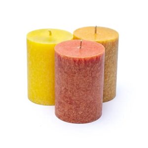 Kaars Sunset set 3 stuks