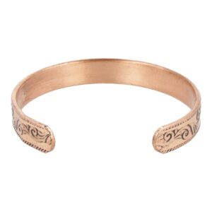 koperen armband lotus motief magnetisch