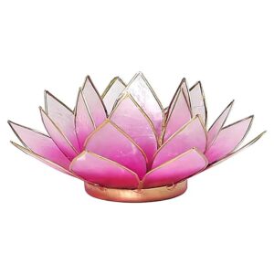 Lotus Capiz Sfeerlicht Roze-Lichtroze Goud