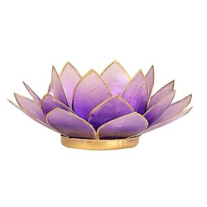 Lotus Capiz Sfeerlicht Violet Goud