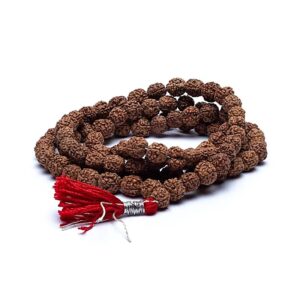 Mala Rudraksha Rode Kwast 11mm