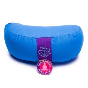 Meditatiekussen Halve Maan Lichtblauw