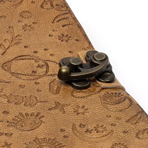 notitieboek mystieke symbolen met kunstleren omslag-3