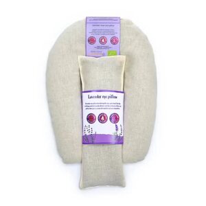 Oog en Nekkussen Relax Set Lavendel Naturel