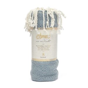 Ottoman hamamdoek petrol 190x90cm