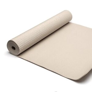pvc yogamat beige