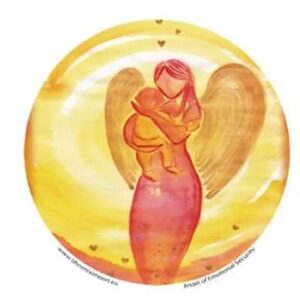 Raamsticker Angel of Emotional Security 3 stuks