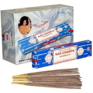 Satya Nag Champa Agarbatti Wierook Box 12 pakjes 40g