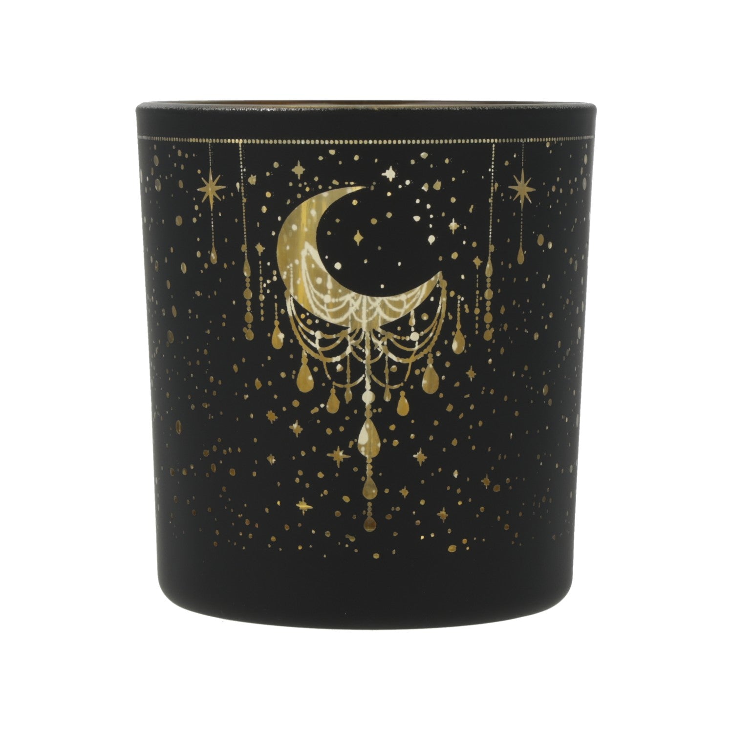Sfeerlicht Matglas-Metallic Mystical Crescent 8cm Set 2 Stuks - Afbeelding 2