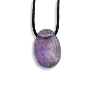 Doorboorde Hanger Amethist