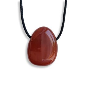 Doorboorde Hanger Carneool