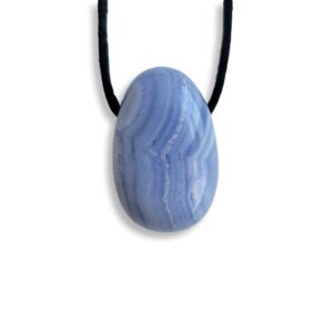 Doorboorde Hanger Chalcedoon