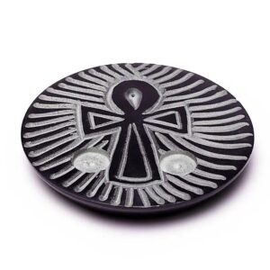 Wierookhouder Ankh Rond 10cm Set 3 stuks