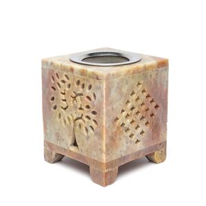 wierookbrander en olieverdamper levensboom zeepsteen-2