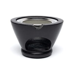 wierookbrander zeepsteen zwart levensboom met zeef-2