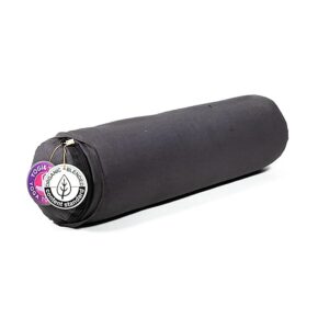 Yoga Mini Bolster Antraciet Bio 12x40cm