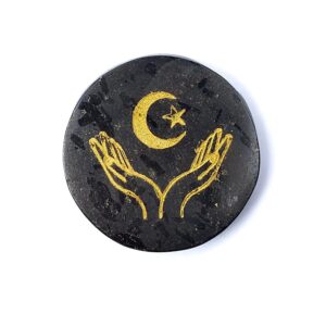 Maan en Ster Disk 5cm